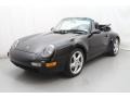 1997 Black Metallic Porsche 911 Carrera Cabriolet  photo #12