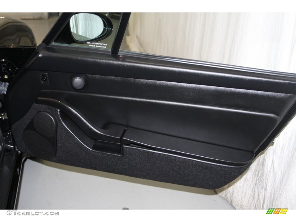 1997 Porsche 911 Carrera Cabriolet Black Door Panel Photo #79011320