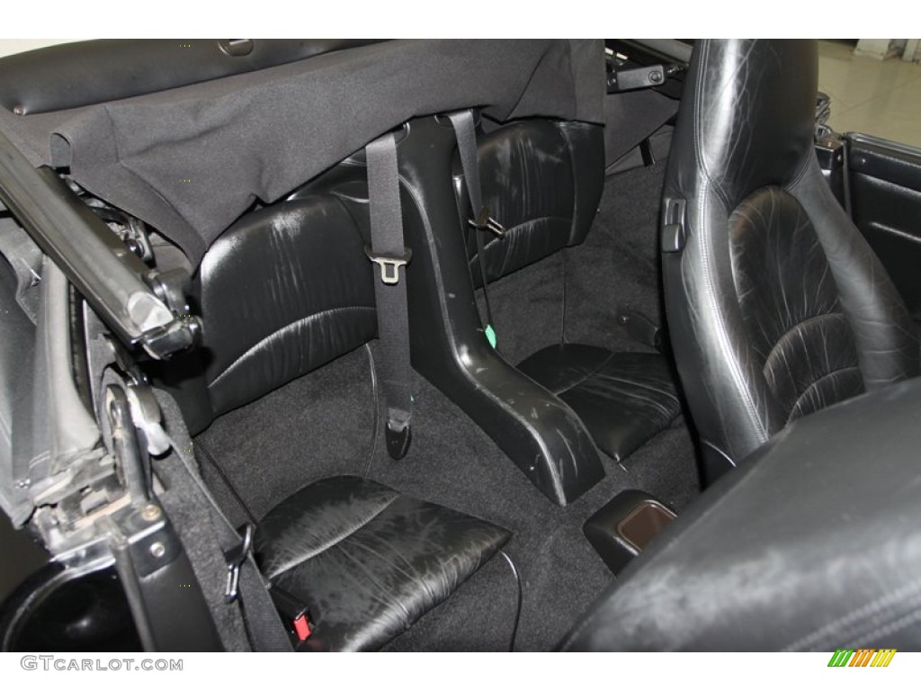 Black Interior 1997 Porsche 911 Carrera Cabriolet Photo #79011407