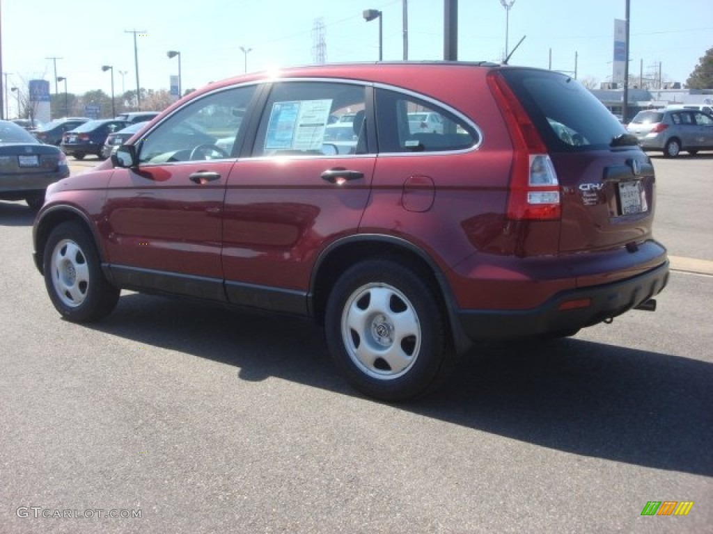 2009 CR-V LX - Tango Red Pearl / Gray photo #4