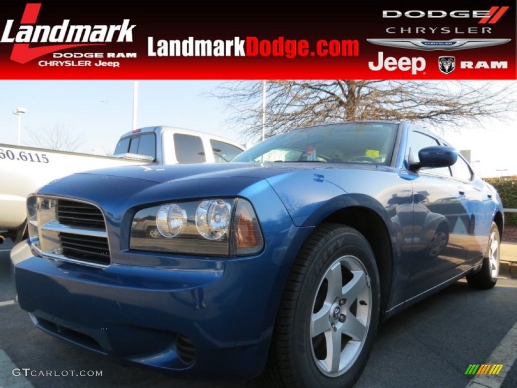 2010 Charger SE - Deep Water Blue Pearl / Dark Slate Gray photo #1