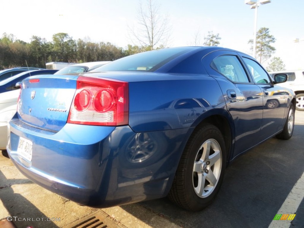 2010 Charger SE - Deep Water Blue Pearl / Dark Slate Gray photo #3