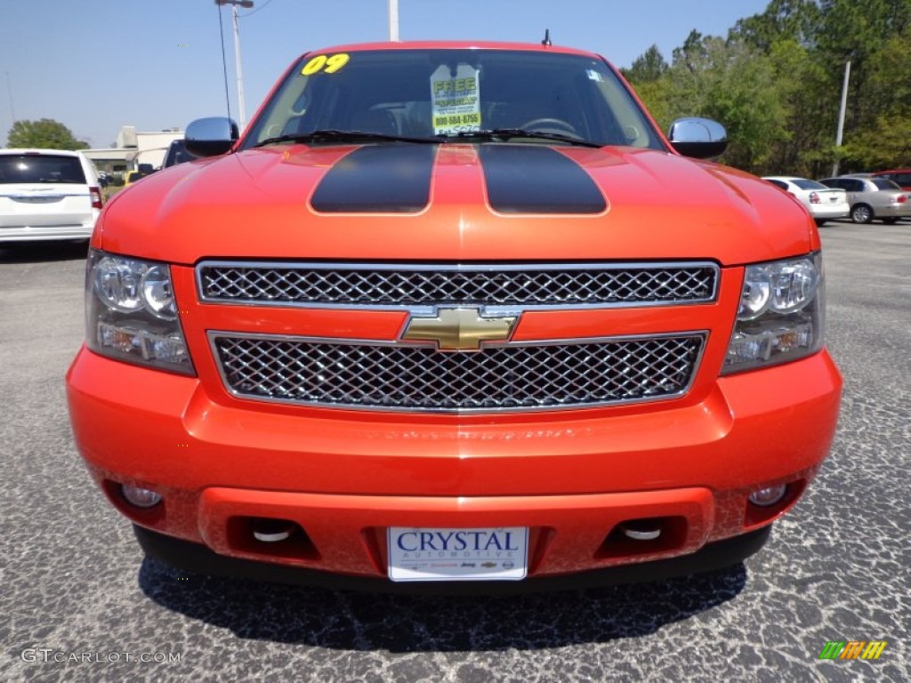 2009 Avalanche LT - Inferno Orange Metallic / Light Cashmere photo #13
