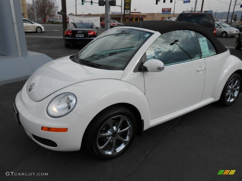 2009 New Beetle 2.5 Convertible - Candy White / Black photo #4