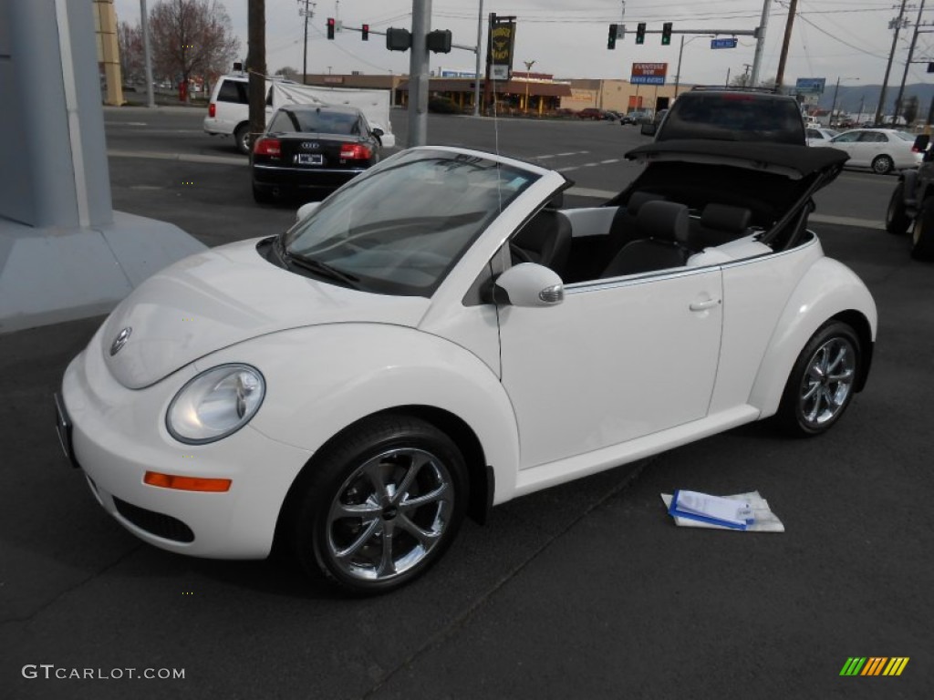 Candy White 2009 Volkswagen New Beetle 2.5 Convertible Exterior Photo #79014757