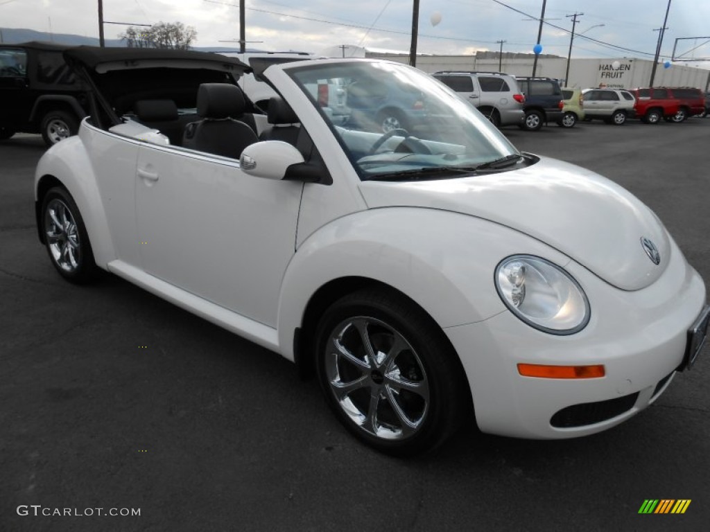 2009 New Beetle 2.5 Convertible - Candy White / Black photo #17