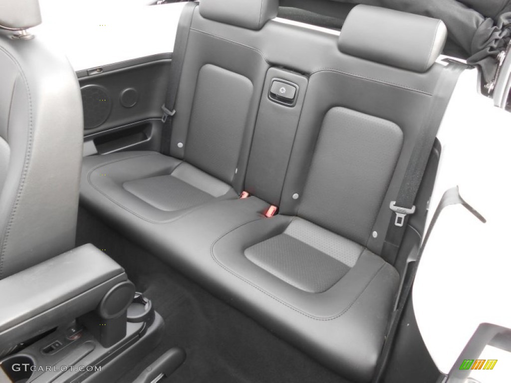 Black Interior 2009 Volkswagen New Beetle 2.5 Convertible Photo #79015099