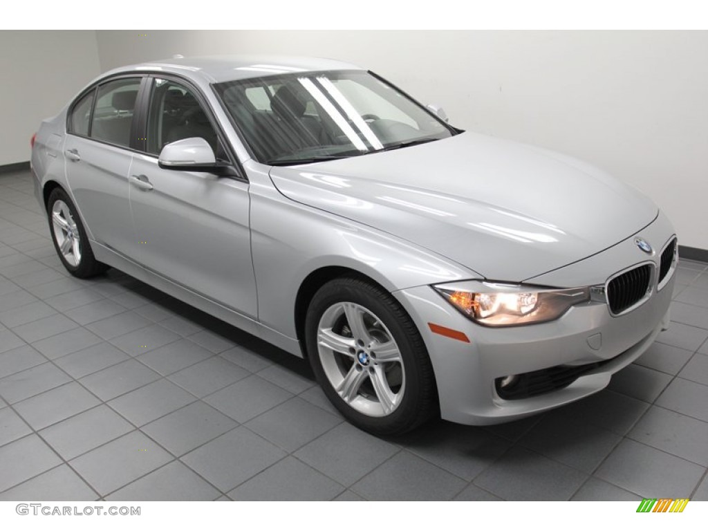 2013 3 Series 328i Sedan - Glacier Silver Metallic / Black photo #6