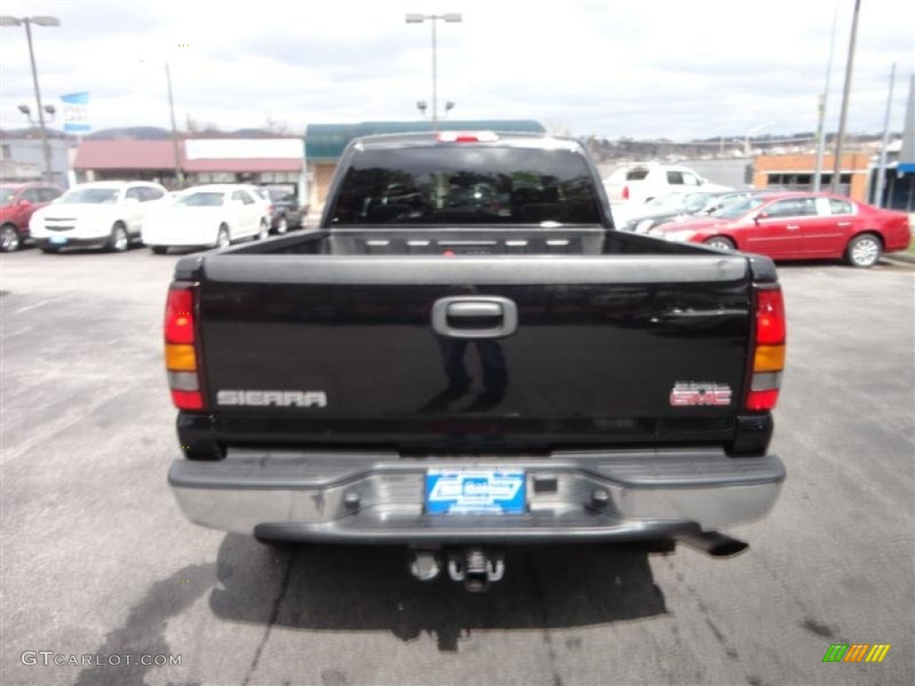 2007 Sierra 2500HD Classic SLE Extended Cab 4x4 - Onyx Black / Dark Charcoal photo #6