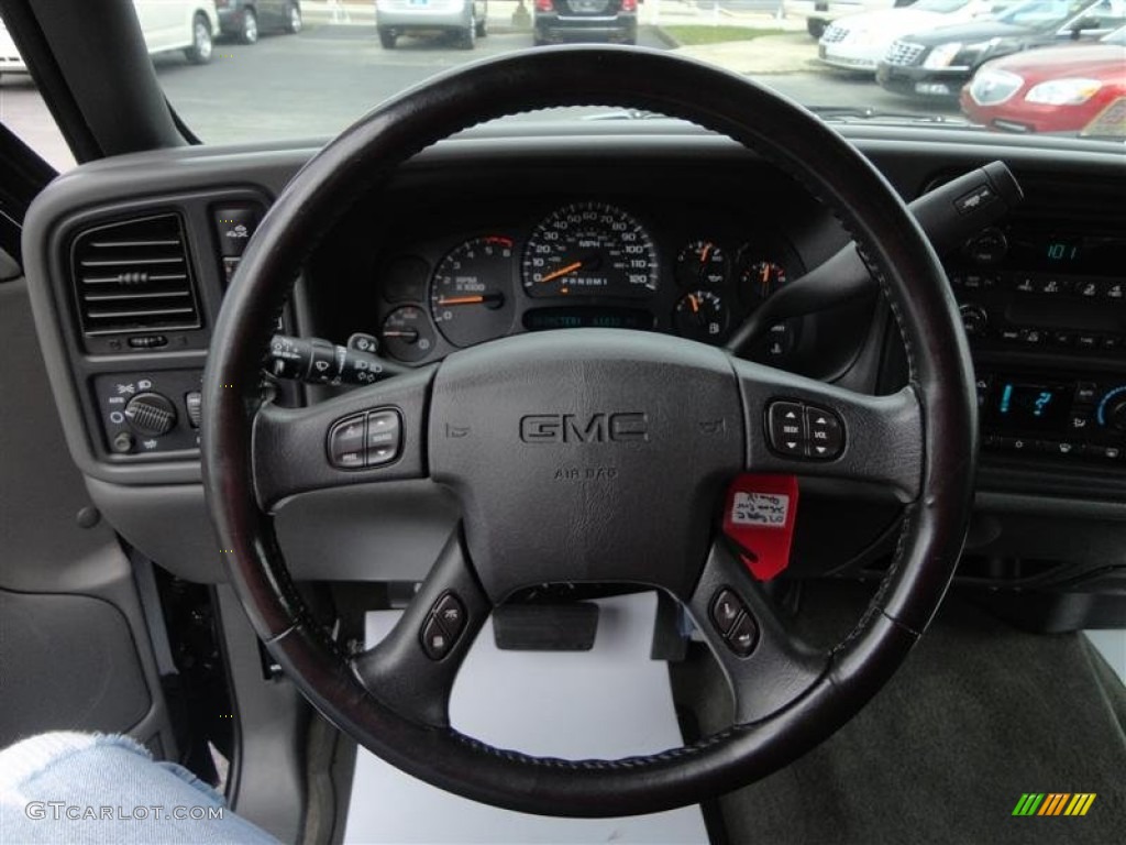 2007 Sierra 2500HD Classic SLE Extended Cab 4x4 - Onyx Black / Dark Charcoal photo #13