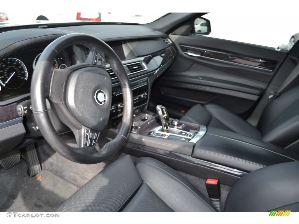 2011 7 Series 750Li Sedan - Dark Graphite Metallic / Black photo #4