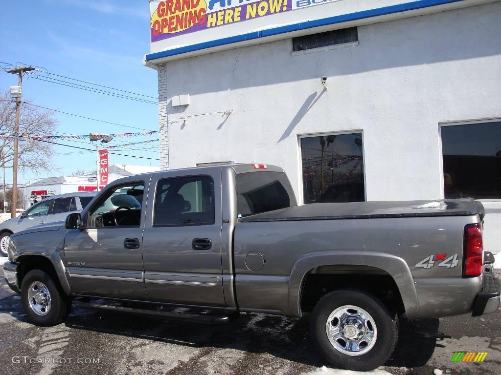 2006 Silverado 1500 LT Crew Cab 4x4 - Graystone Metallic / Dark Charcoal photo #4