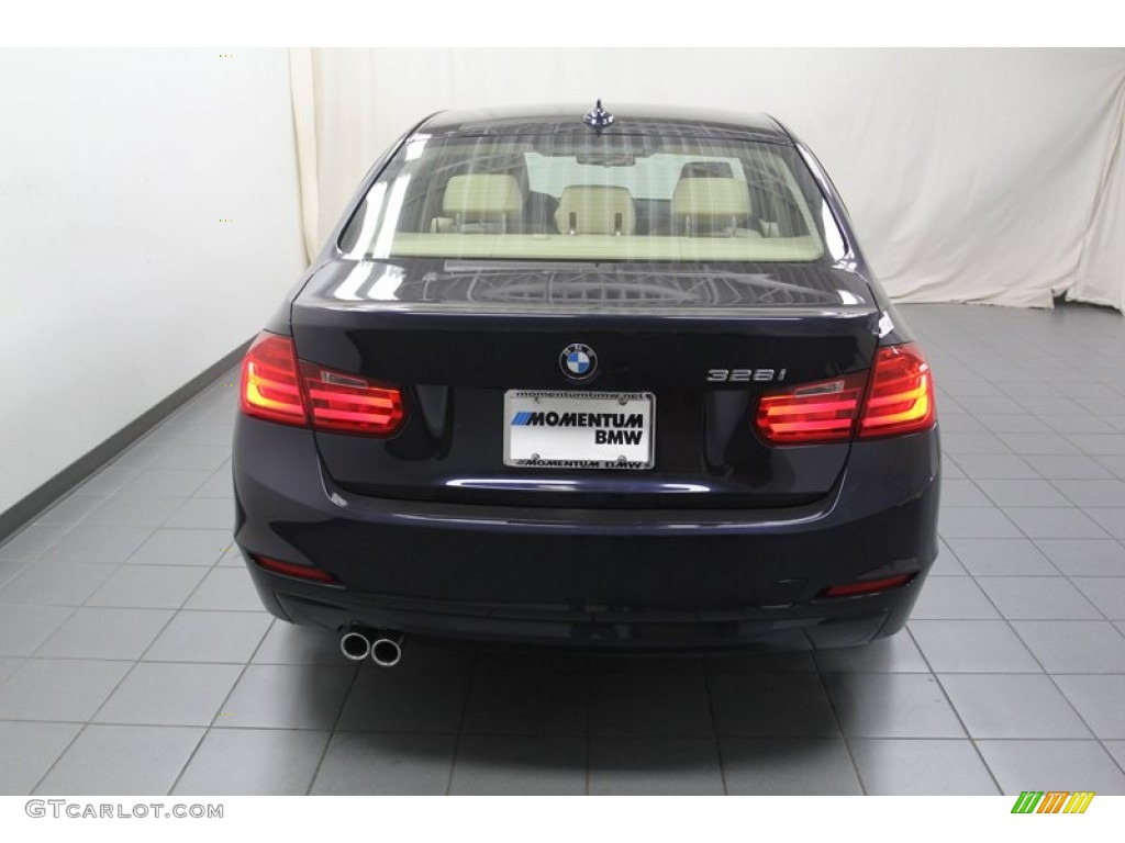 2013 3 Series 328i Sedan - Imperial Blue Metallic / Venetian Beige photo #9