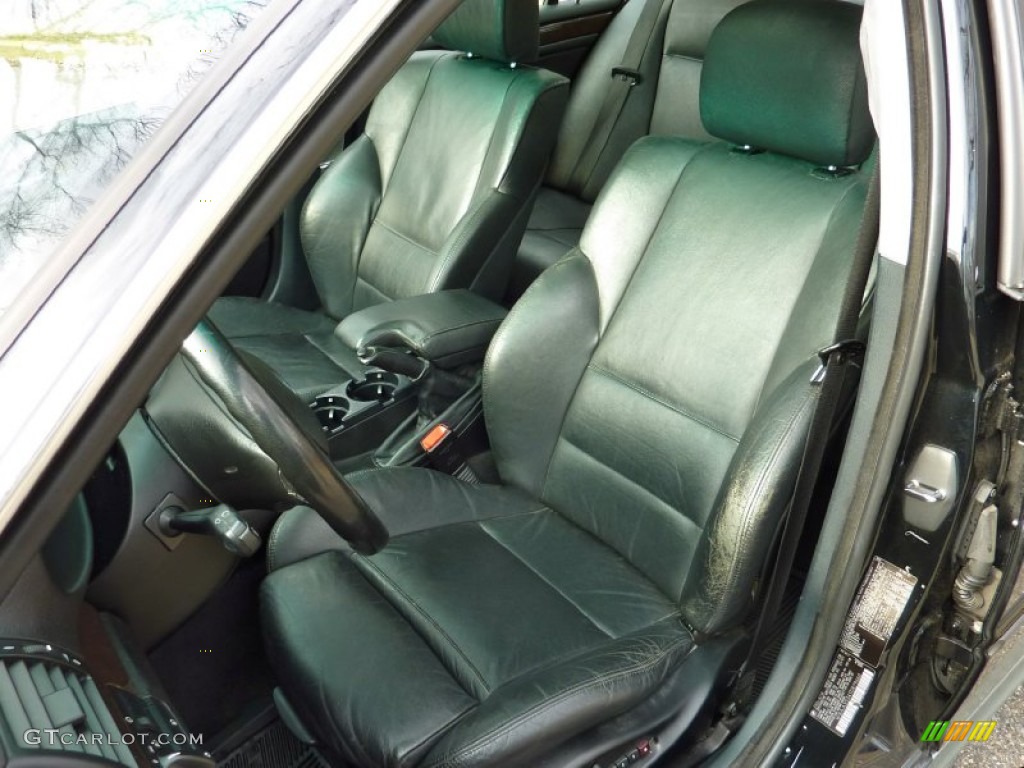 2001 3 Series 330i Sedan - Black Sapphire Metallic / Black photo #12