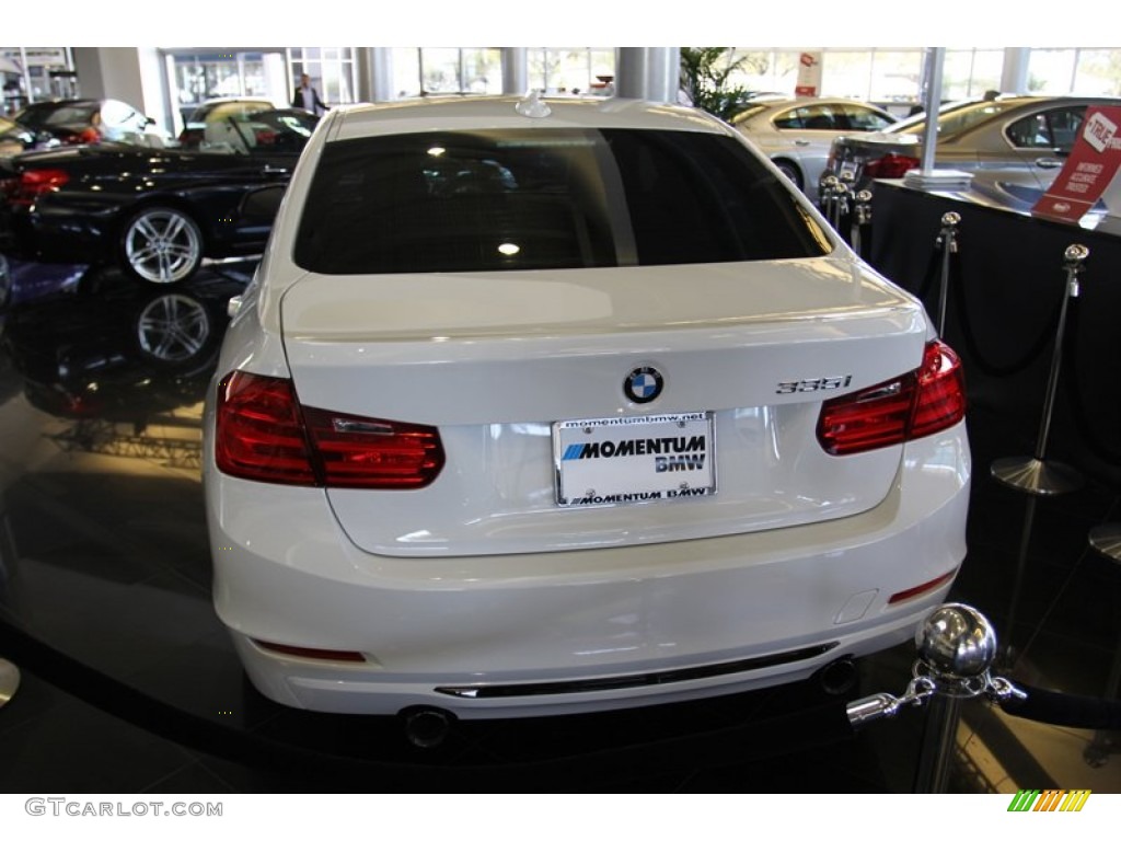 2013 3 Series 335i Sedan - Alpine White / Black photo #6