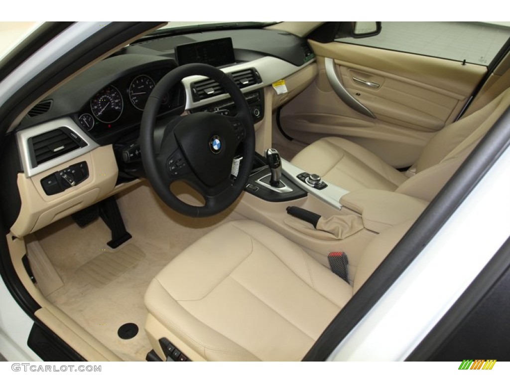 Venetian Beige Interior 2013 BMW 3 Series 328i Sedan Photo #79018039