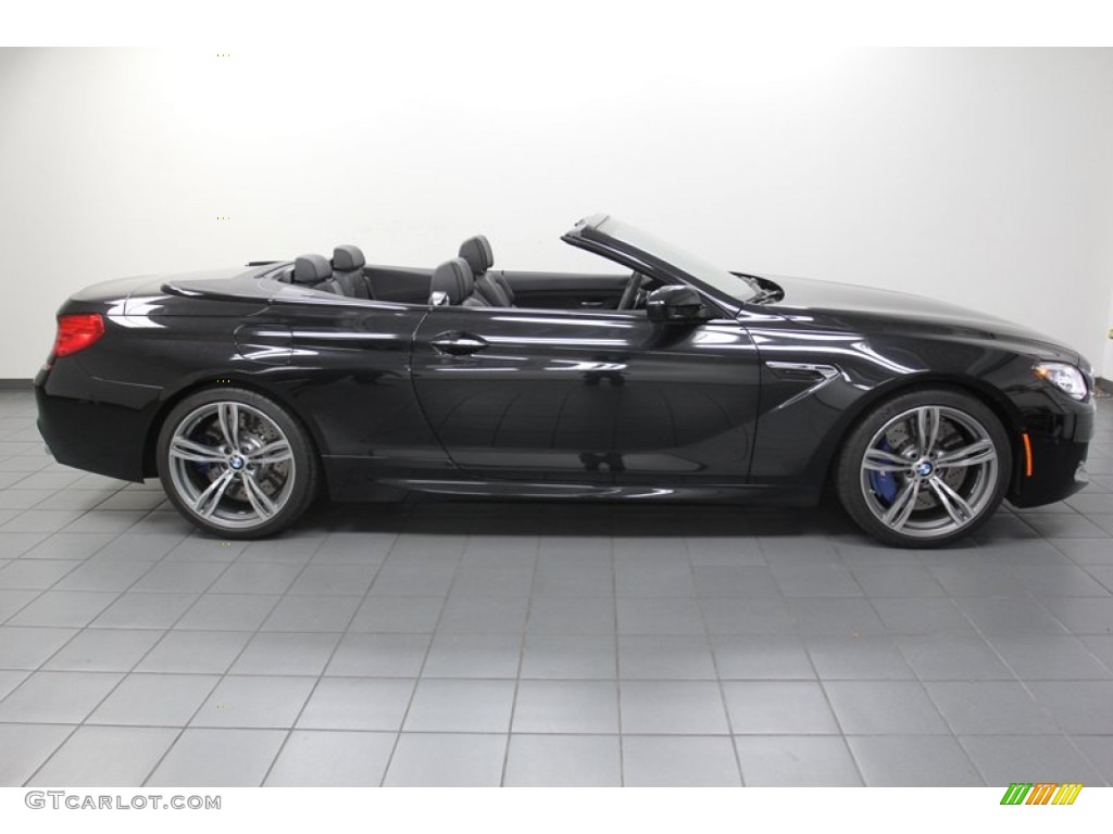 2013 M6 Convertible - Black Sapphire Metallic / Black photo #2