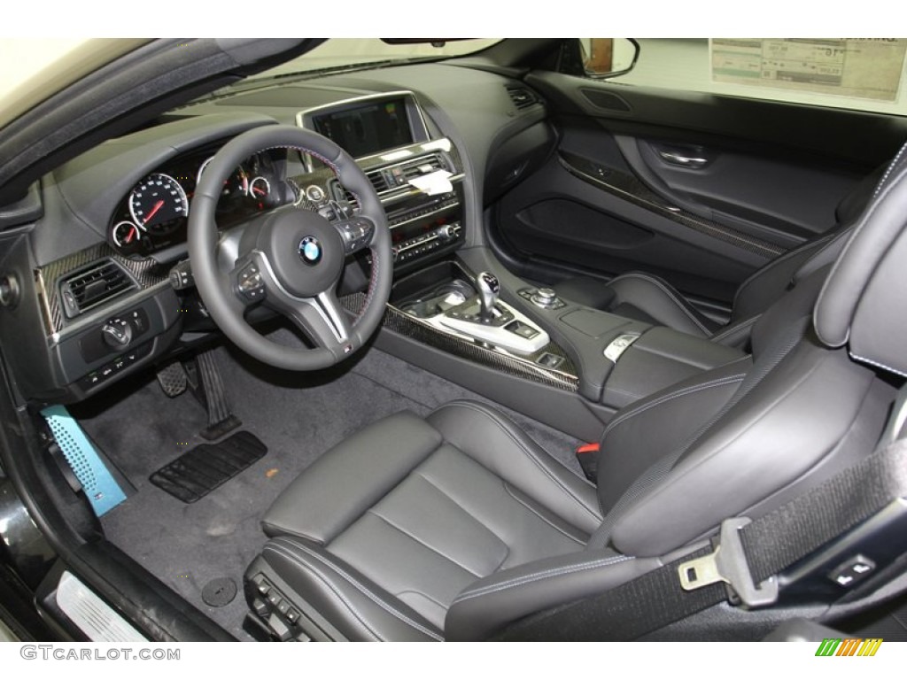 Black Interior 2013 BMW M6 Convertible Photo #79018463