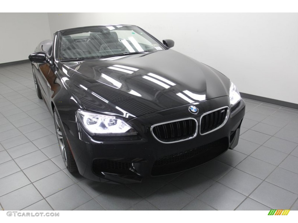2013 M6 Convertible - Black Sapphire Metallic / Black photo #5