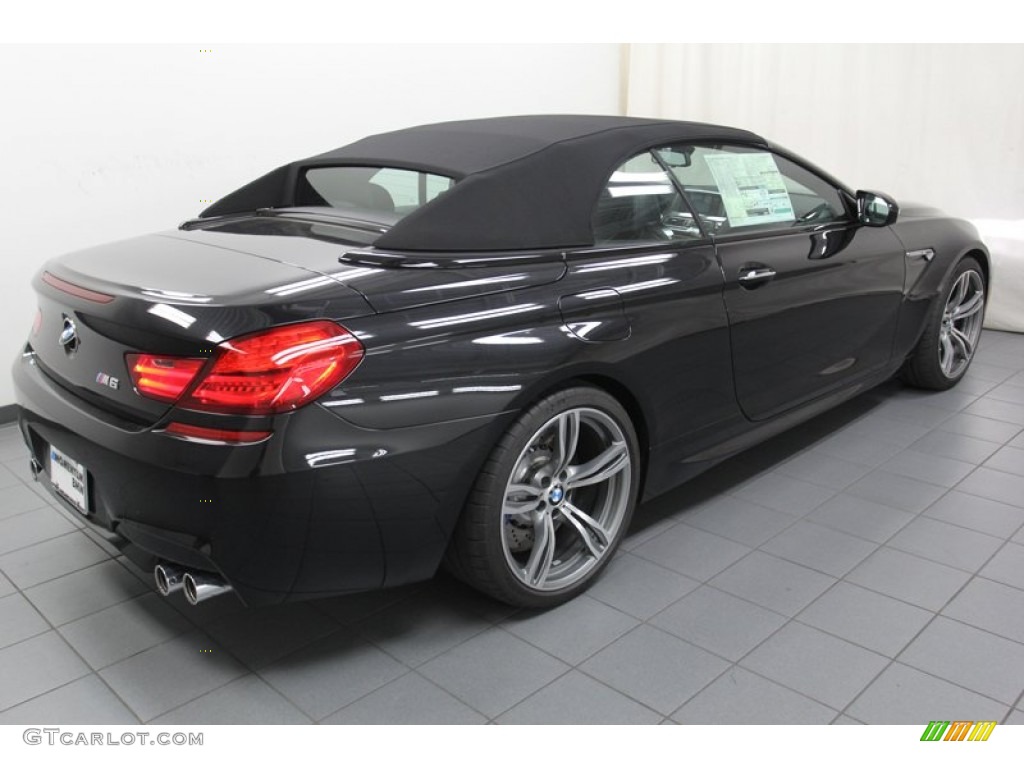 2013 M6 Convertible - Black Sapphire Metallic / Black photo #9