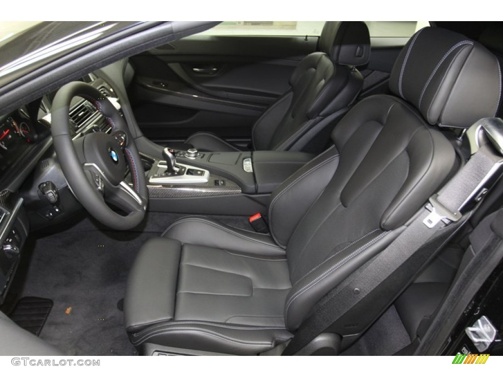 Black Interior 2013 BMW M6 Convertible Photo #79018597