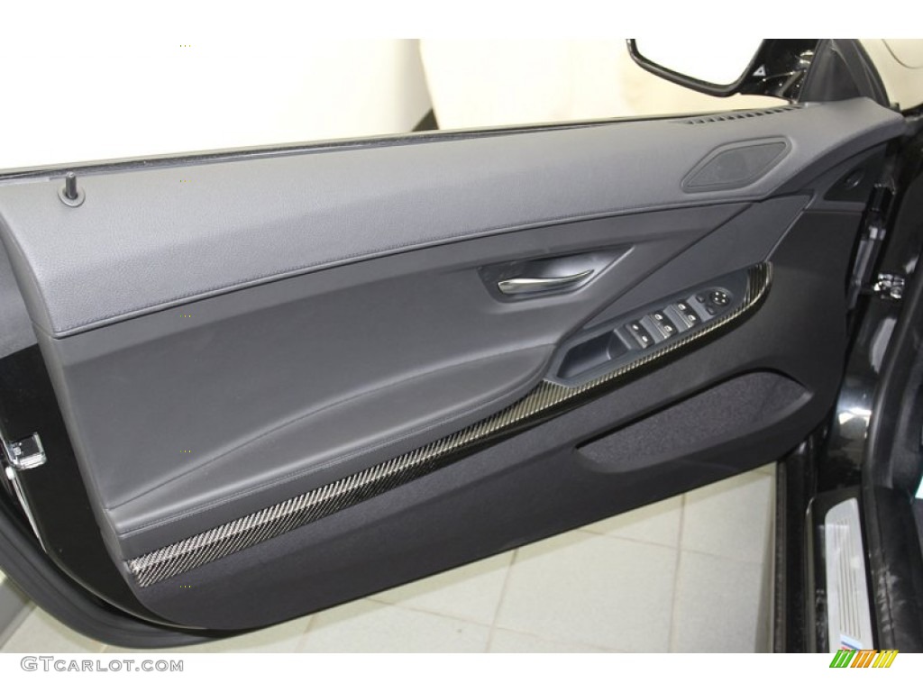 2013 M6 Convertible - Black Sapphire Metallic / Black photo #13