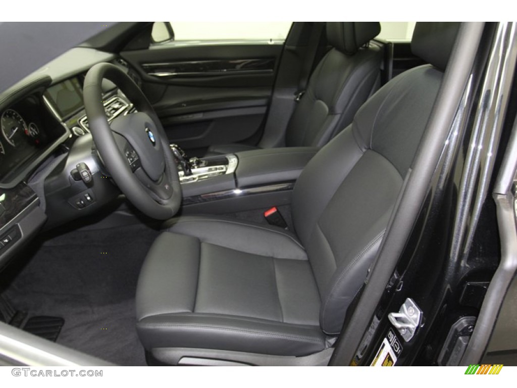 2013 7 Series 750Li Sedan - Black Sapphire Metallic / Black photo #3