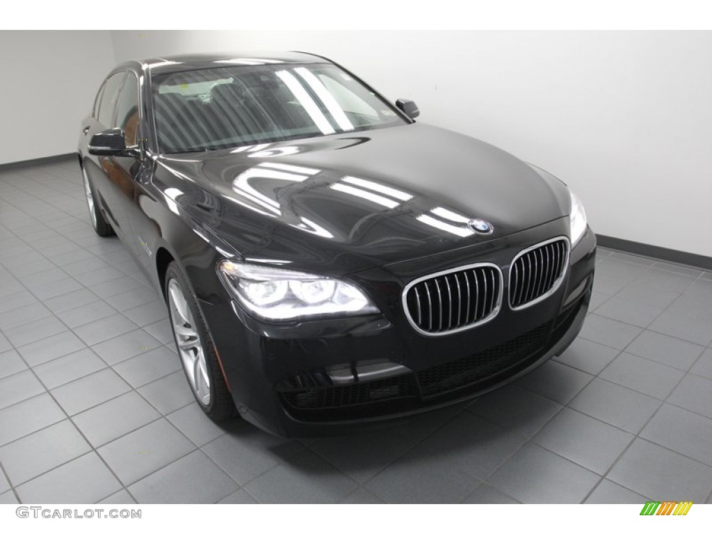 2013 7 Series 750Li Sedan - Black Sapphire Metallic / Black photo #5