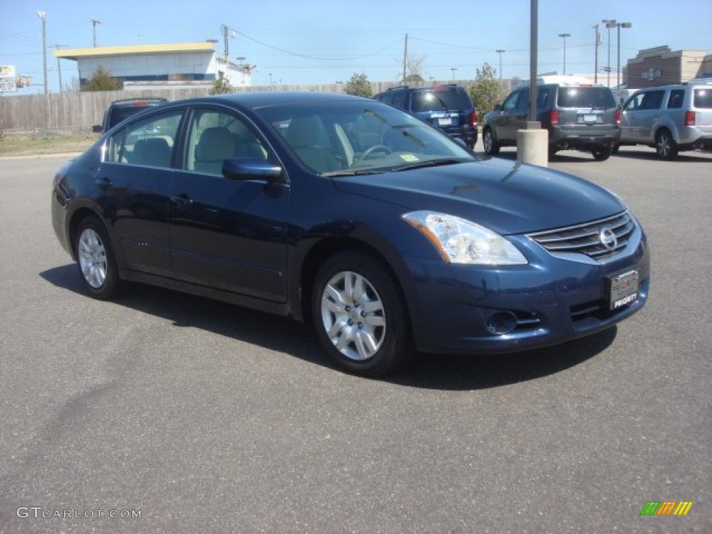 2010 Altima 2.5 S - Navy Blue / Blond photo #8