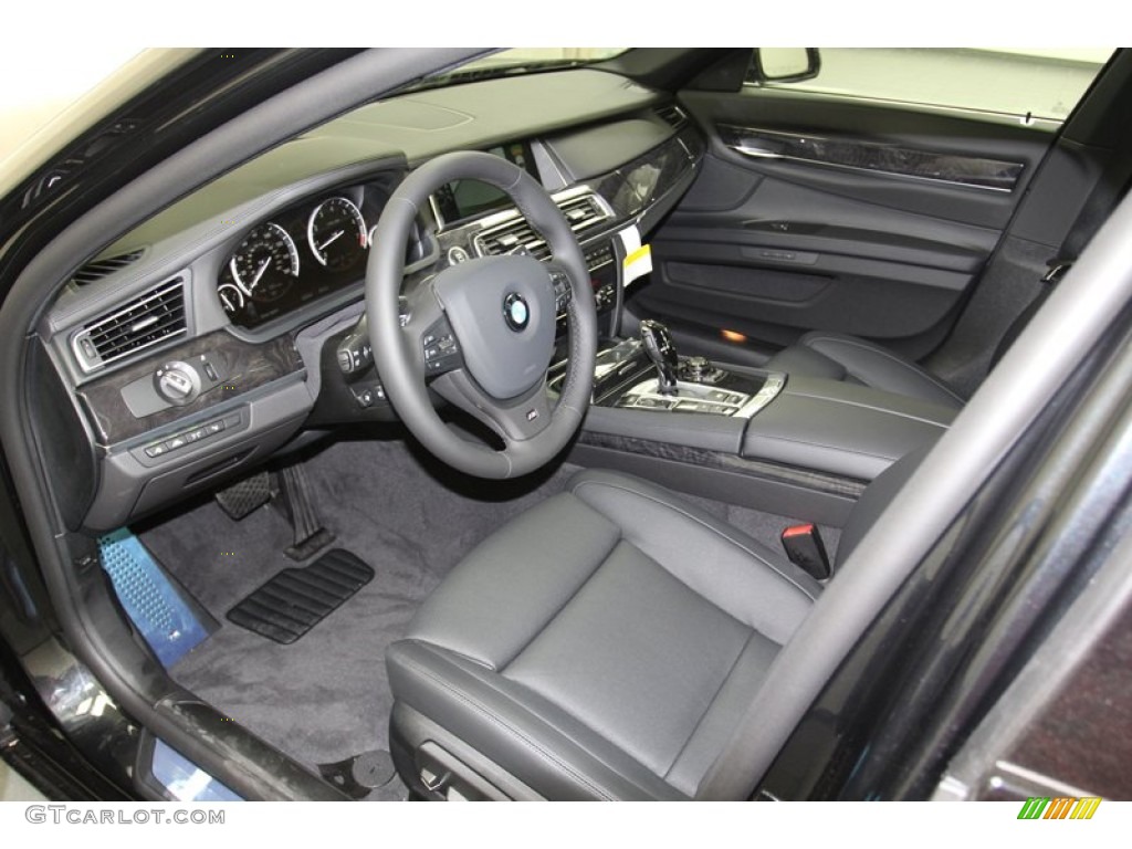 2013 7 Series 750Li Sedan - Black Sapphire Metallic / Black photo #11