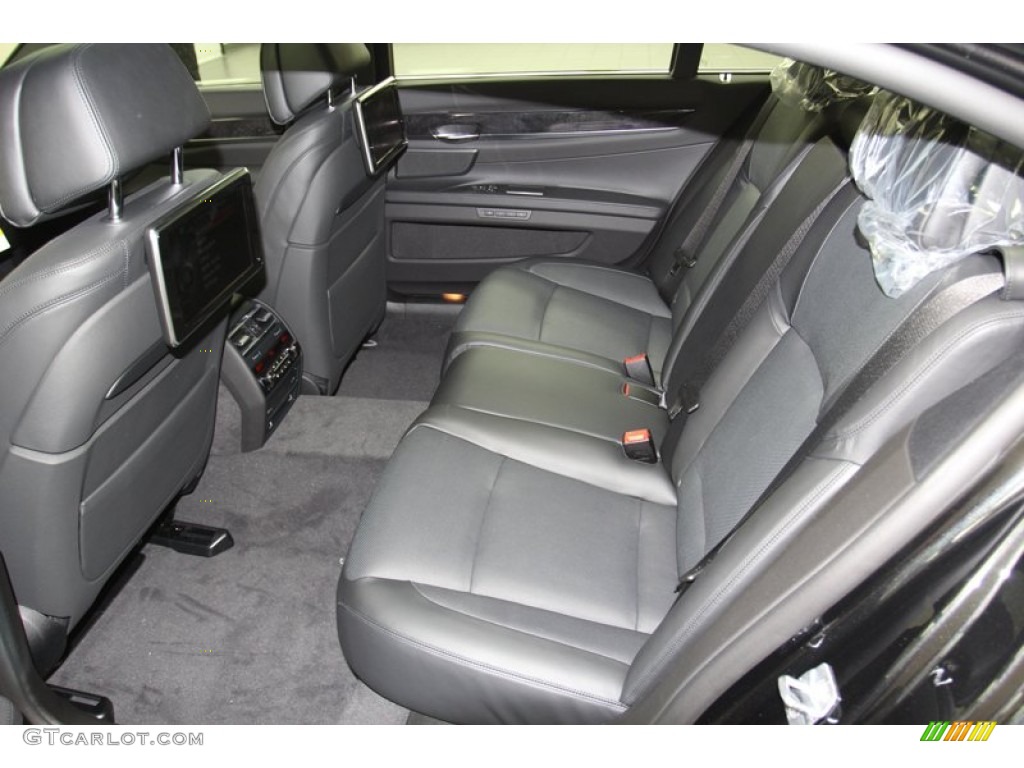 2013 7 Series 750Li Sedan - Black Sapphire Metallic / Black photo #12