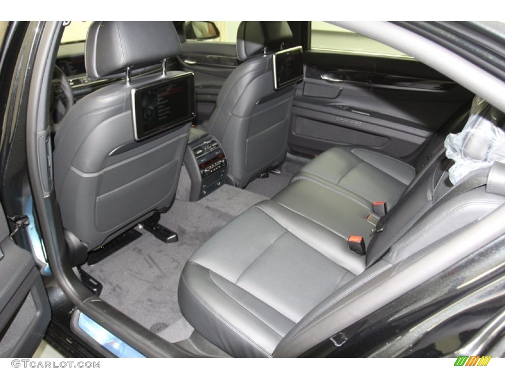 2013 7 Series 750Li Sedan - Black Sapphire Metallic / Black photo #27