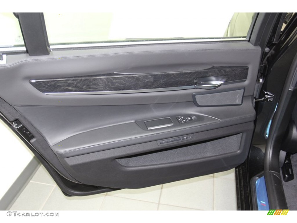 2013 7 Series 750Li Sedan - Black Sapphire Metallic / Black photo #28