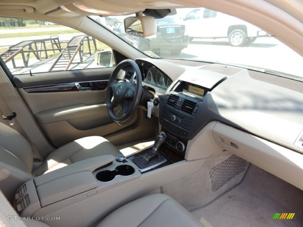 2010 C 300 Luxury - Sand Beige Metallic / Almond/Mocha photo #6