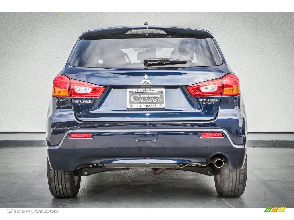 2011 Outlander Sport SE - Cosmic Blue Metallic / Black photo #3