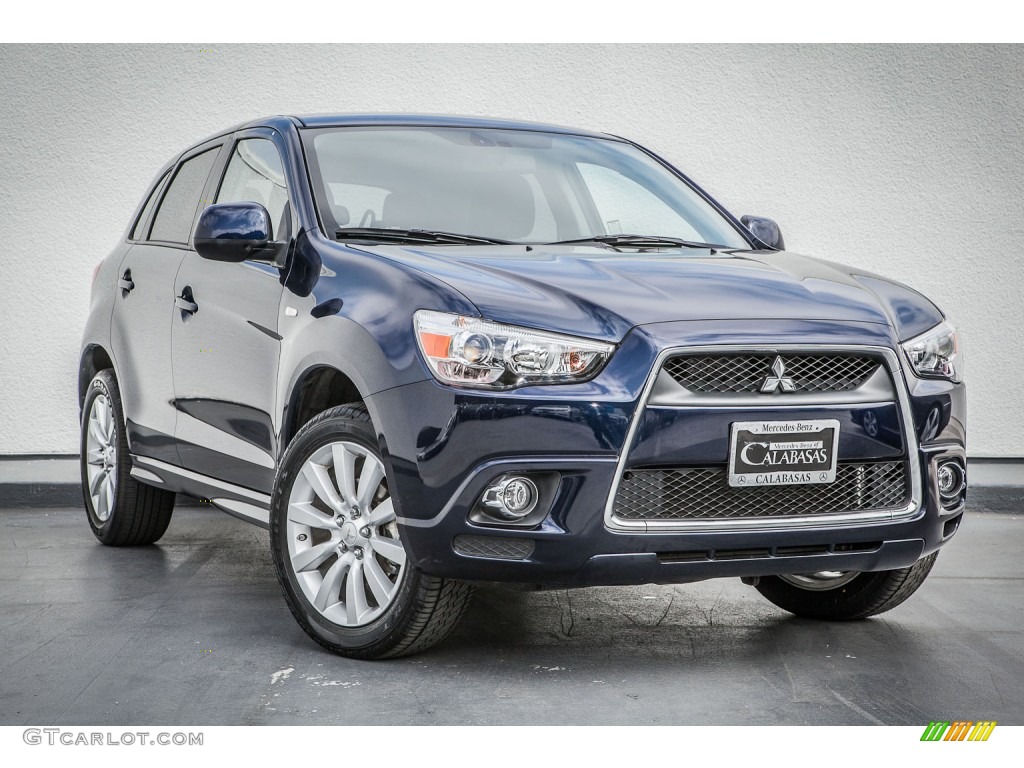 2011 Outlander Sport SE - Cosmic Blue Metallic / Black photo #12