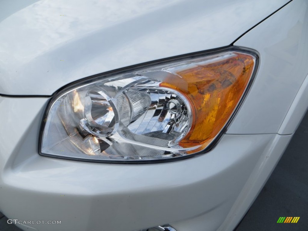 2012 RAV4 V6 Limited - Blizzard White Pearl / Sand Beige photo #10