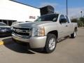 2007 Silver Birch Metallic Chevrolet Silverado 1500 LT Extended Cab 4x4  photo #3