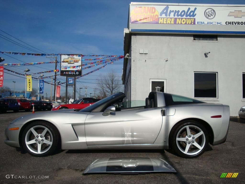 2007 Corvette Coupe - Machine Silver Metallic / Titanium photo #4
