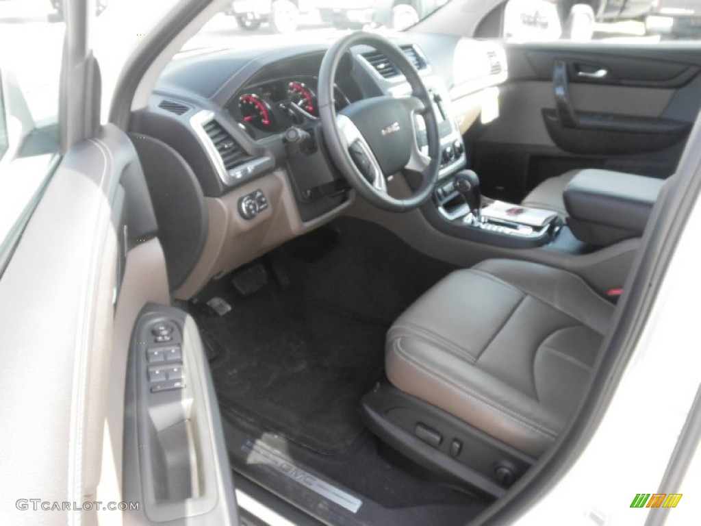 2013 Acadia SLT - White Diamond Tricoat / Dark Cashmere photo #5