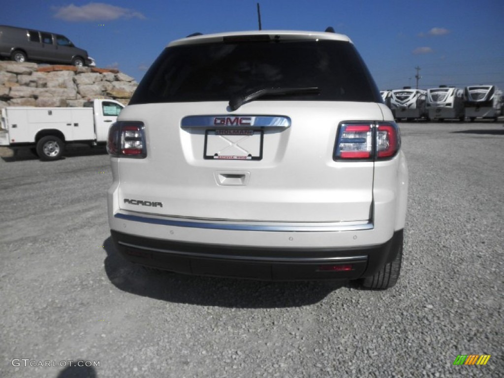 2013 Acadia SLT - White Diamond Tricoat / Dark Cashmere photo #28