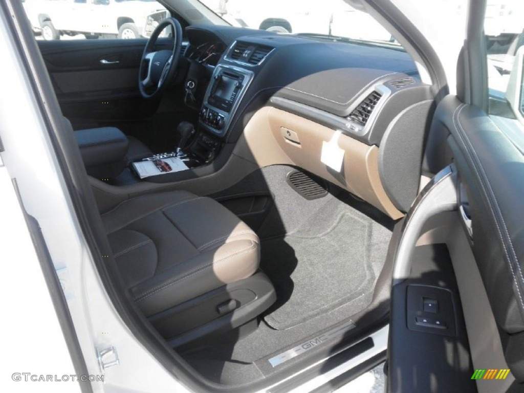 2013 Acadia SLT - White Diamond Tricoat / Dark Cashmere photo #30