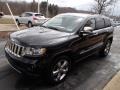 2011 Brilliant Black Crystal Pearl Jeep Grand Cherokee Overland 4x4  photo #4
