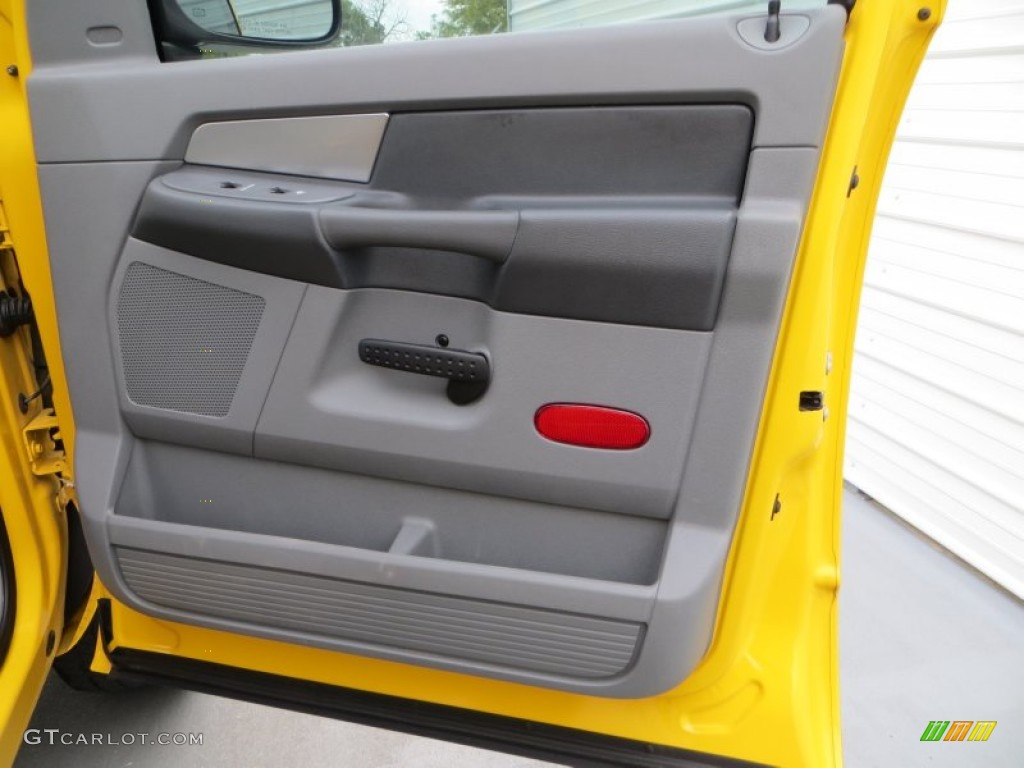 2008 Ram 1500 Lone Star Edition Quad Cab 4x4 - Detonator Yellow / Medium Slate Gray photo #26