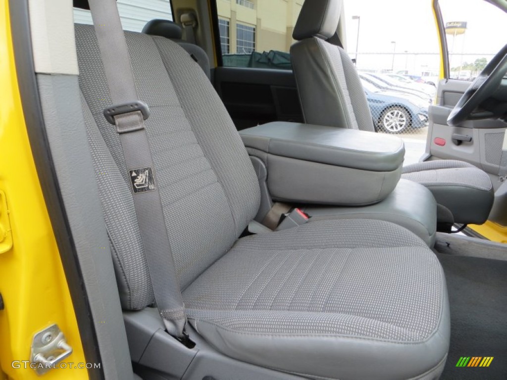 2008 Ram 1500 Lone Star Edition Quad Cab 4x4 - Detonator Yellow / Medium Slate Gray photo #28