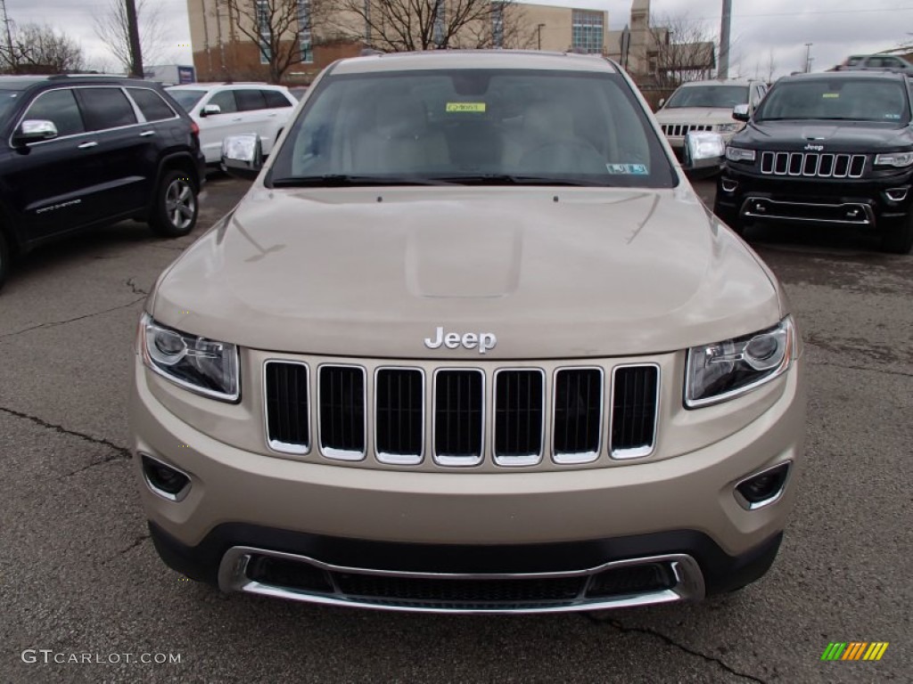 2014 Grand Cherokee Limited 4x4 - Cashmere Pearl / New Zealand Black/Light Frost photo #3