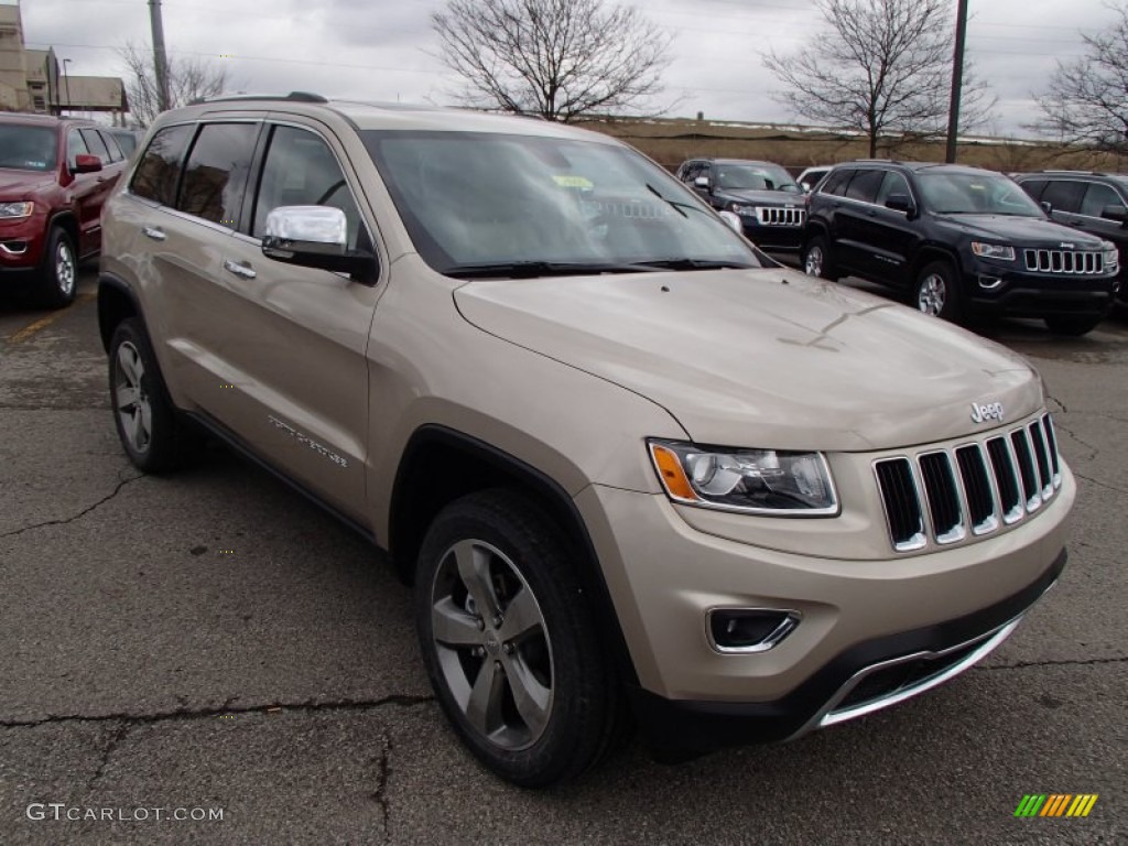 2014 Grand Cherokee Limited 4x4 - Cashmere Pearl / New Zealand Black/Light Frost photo #4