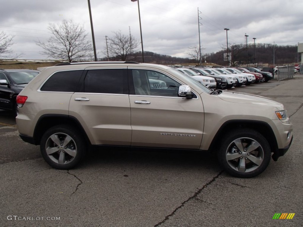 2014 Grand Cherokee Limited 4x4 - Cashmere Pearl / New Zealand Black/Light Frost photo #5