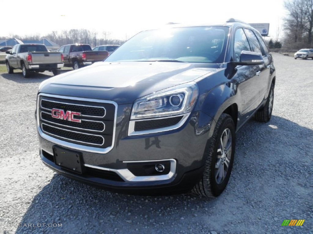 2013 Acadia SLT - Cyber Gray Metallic / Ebony photo #3