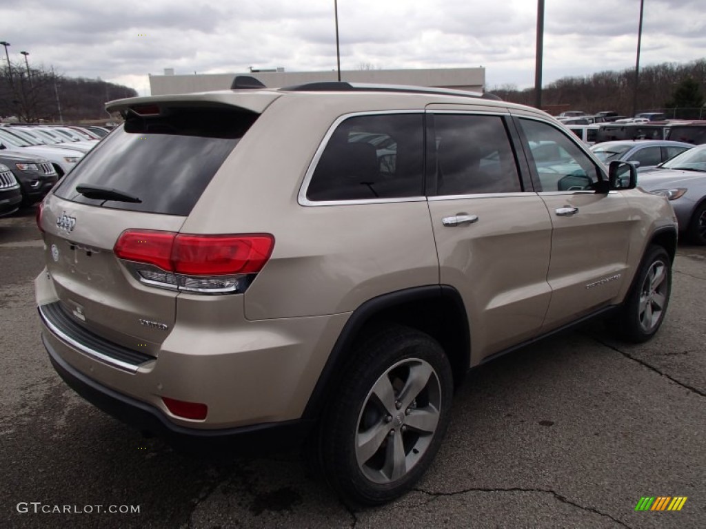 2014 Grand Cherokee Limited 4x4 - Cashmere Pearl / New Zealand Black/Light Frost photo #6